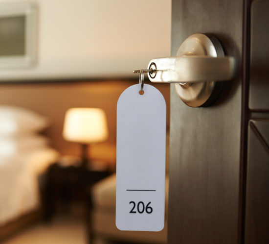 A hotel room door - Boyd Insurance