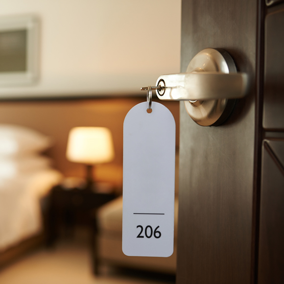A hotel room door - Boyd Insurance