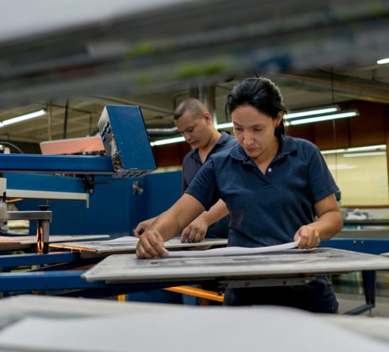 People at work in a manufacturing factory - Boyd Insurance