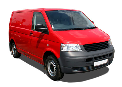 A Red Van. Vans like this an be insured by Boyd Insurance.